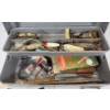 Image 2 : METAL TACKLEBOX W/ ACCESS - INCL HOOKS & LURE SAVER KIT, ETC
