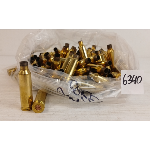BRASS: APPROX 60X MIXED 6.5CREEDMOOR - ONCE FIRED