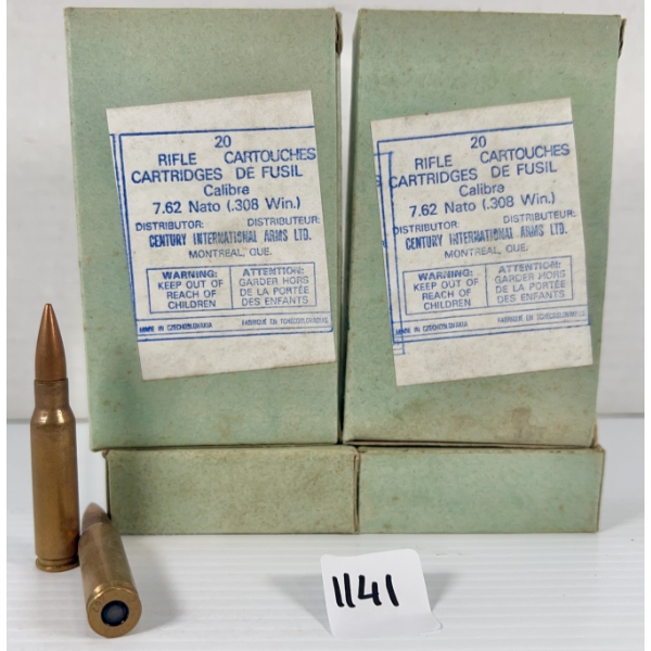 AMMO: 80X ZV 7.62X51 MM - MILITARY FMJ
