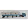 Image 2 : LOT OF 2 - TRANSCON TIN LITHO SEMI TRUCK & TRAILER