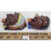 Image 2 : LOT OF 2 - CERAMIC SMOKERS - INCL PARIS CANADA