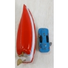 Image 6 : LOT OF 2 - JOHNSON TOY & MFG JAPAN TIN WIND UP BOAT & FIRETRUCK