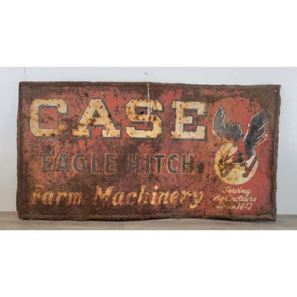 CASE EAGLE HITCH FARM MACHINERY SST SIGN - SHELBURNE DEALER