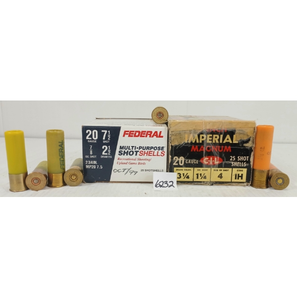 AMMO: 53X MIXED 20GA 2 3/4 & 3IN