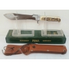 Image 1 : PUMA WHITE HUNTER KNIFE W/ LEATHER SHEATH