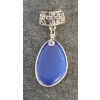 Image 1 : BLUE STONE TEAR DROP PENDANT
