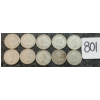 Image 2 : LOT OF 10 - 1956 CDN 10 CENT COINS