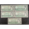 Image 2 : LOT OF 21 - 1967 CDN $1 BANKNOTES