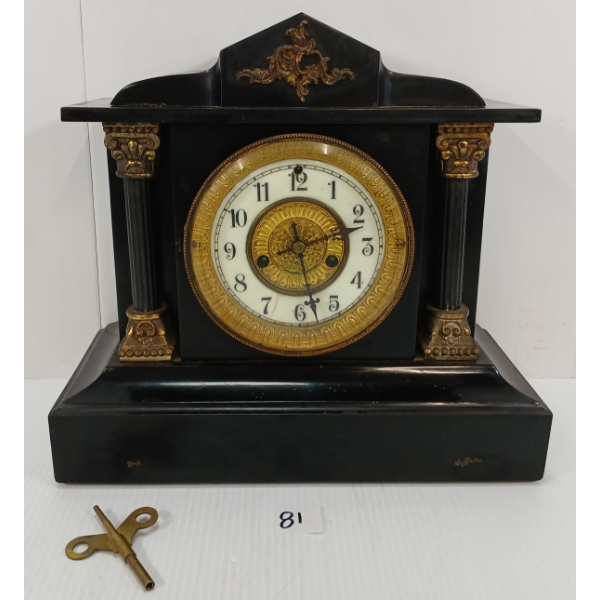 1907 WATERBURY "SAGUA" 8 DAY MANTEL CLOCK