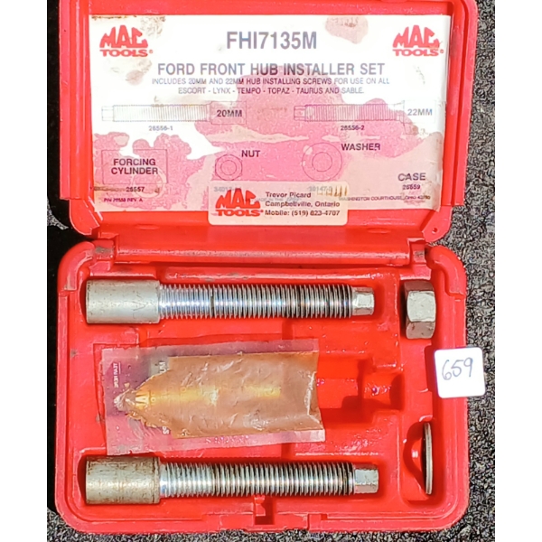MAC TOOLS FORD FRONT HUB INSTALLER SET