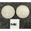 Image 2 : LOT OF 2 - 1958 CDN SILVER DOLLARS - BRITISH COLUMBIA