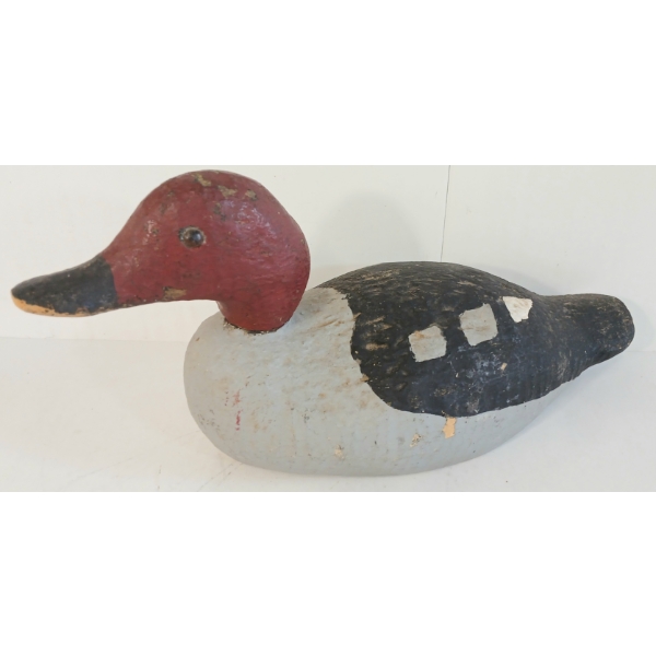 RED HEADED DECOY DUCK W/ WEIGHT