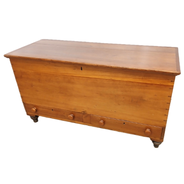 CHERRY BLANKET CHEST W/ DRAWERS