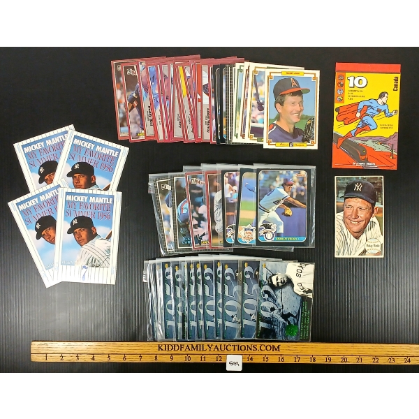 QTY OF OVERSIZED BASEBALL CARDS 