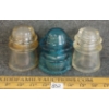 Image 2 : LOT OF 3 - HEMINGRAY & DOMINION GLASS INSULATORS