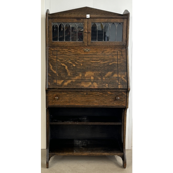 TIGER OAK SECRETARY DESK