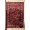 Image 1 : PERSIAN STYLE AREA RUG IN BURGANDY TONES