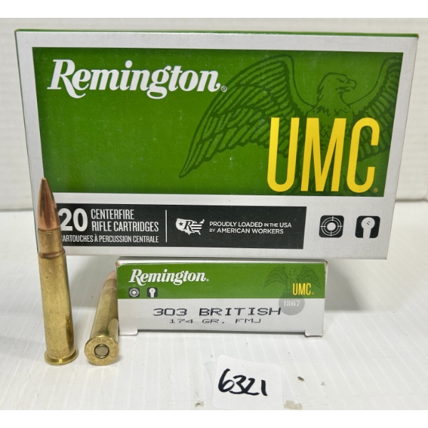 AMMO: 32X REMINGTON .303 BRIT - 174 GR FMJ