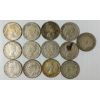 Image 2 : LOT OF 13 - 1938-1961 CDN 10 CENT COINS 