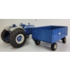 Image 3 : ERTL CO. PRESSED STEEL FORD 8600 TRACTOR & THE BIG BLUE TRAILER
