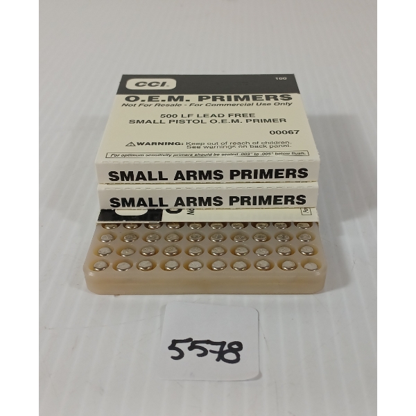 PRIMERS: APPROX 300X CCI SMALL PISTOL O.E.M. PRIMERS