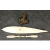 Image 9 : KAYAKER - SIGNED - ANTLER & STONE