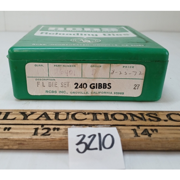RCBS .240GIBBS DIE SET