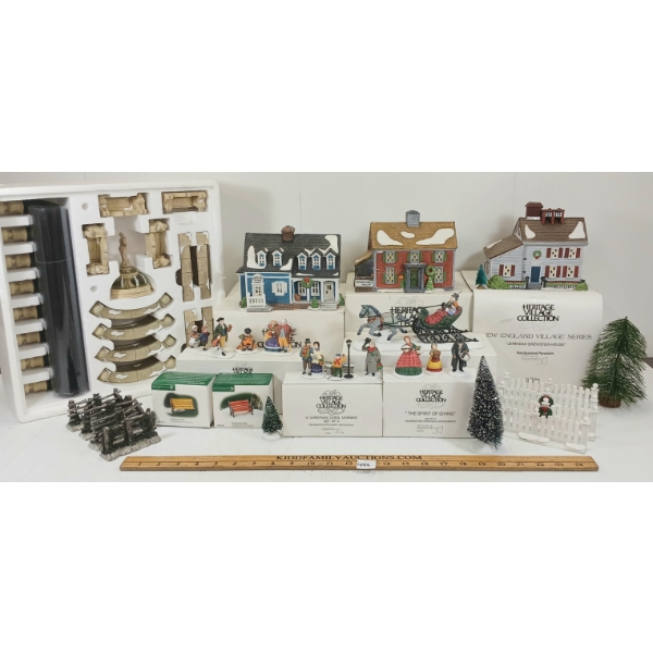 COLLECTION OF DEPARTMENT 56 "HERITAGE VILLAGE" - INCL "BERKSHIRE HOUSE" & SHINGLE CREEK HOUSE"