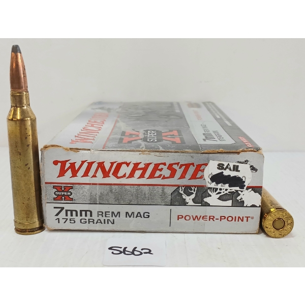 AMMO: 20X WINCHESTER SUPER X 7MM REM MAG - 175GR - PP