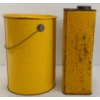Image 4 : LOT OF 2 - SHELL WHITE PETROLATUM & MOTOR OIL CANS - GAL & 5 KG