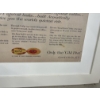 Image 3 : 1958 CHEVY "THE NEW SOUND" FRAMED ADVERTISEMENT