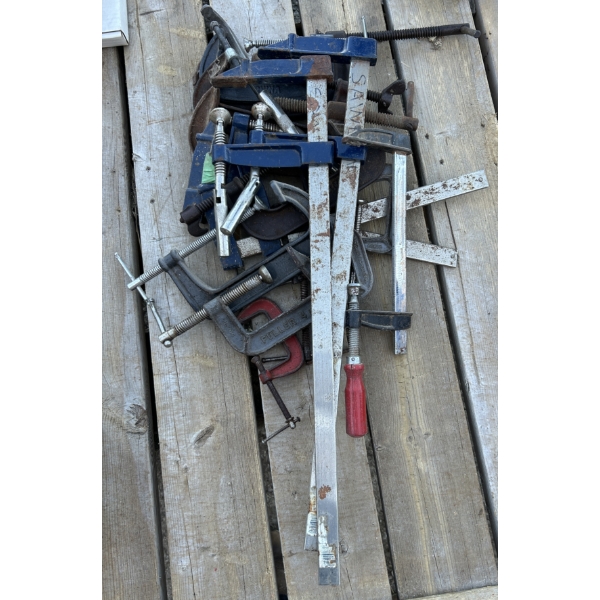 JOB LOT - APPROX 15 CLAMPS
