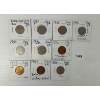 LOT OF 10 - CDN 5 CENT PCS - INCL 1924, '30 & '33