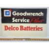 Image 1 : GM DELCO BATTERIES - SINGLE SIDED PLASTIC SIGN