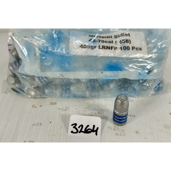 BULLETS: APPROX 60X MISSOURI BULLET .458 CAL - 405 GR LFP
