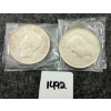 Image 2 : LOT OF 2 - 1949 CDN SILVER DOLLARS - TERRA NOVA