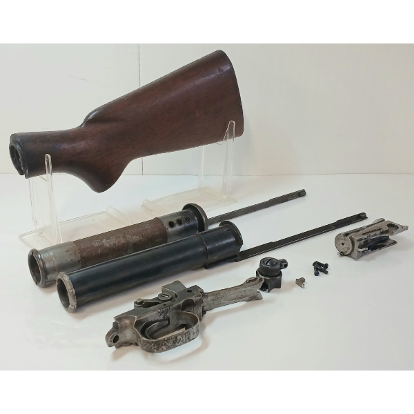 JOB LOT - WINCHESTER MODEL 12 PARTS - BUTT STOCK, TRIGGER GROUP, ETC