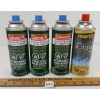 Image 2 : LOT OF 4 - COLEMAN & MARTIN BUTANE GAS CANS