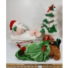 Image 2 : LOT OF 6 - MUSICAL CHRISTMAS ANIMATED FIGURES - INCL SPLASH GREETINGS, ETC.