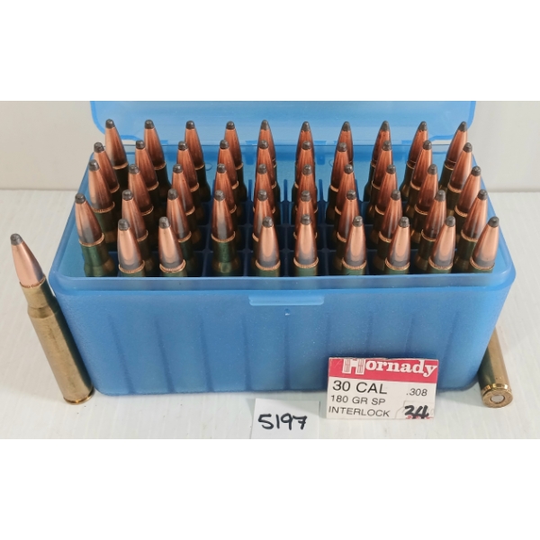AMMO: 50X MIXED 30-06 SPRG - 180GR - SP - RELOADS