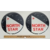 Image 1 : LOT OF 2 - NORTH STAR GAS PUMP GLOBE LENSES