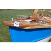 Image 6 : HANDCRAFTED MARISOL SAILING SKIFF SAILBOAT W/ TRAILER - NEVER USED