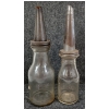 Image 4 : LOT OF 2 - UNKNOWN QT & PT MOTOR OIL BOTTLES