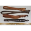 Image 1 : LOT OF 4 - LEATHER SLINGS - INCL RADAR