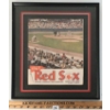Image 1 : 1967 RED SOX OFFICIAL PROGRAM & SCORECARD - FRAMED