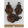 LOT OF 3 - PULLEYS