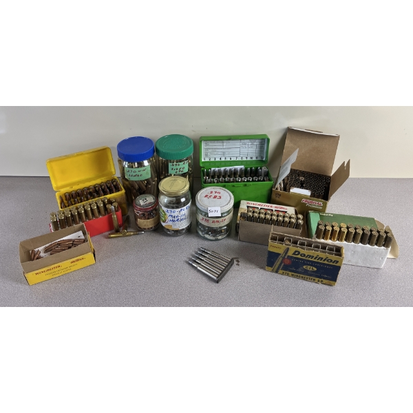 JOB LOT - AMMO/BRASS/BULLETS: .270 WIN 
