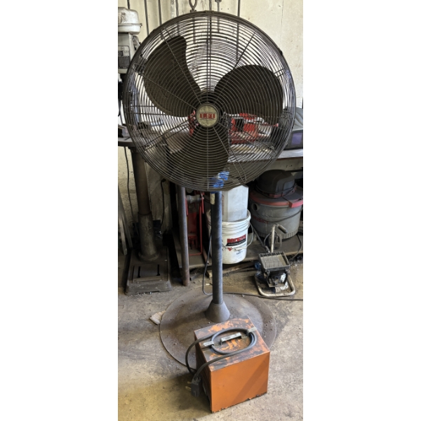 LOT OF 2 - MILK HOUSE HEATER & 24 INCH HD FAN