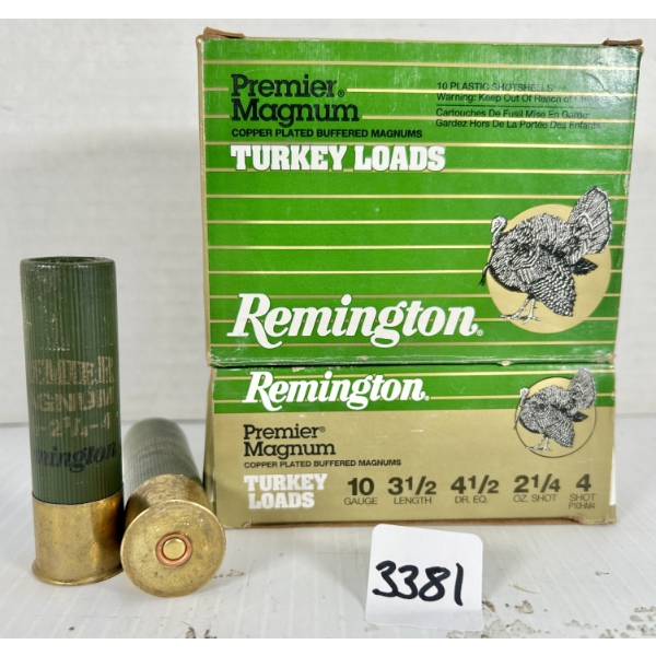 AMMO: 20X REMINGTON 10 GA 3-1/2 IN - #4