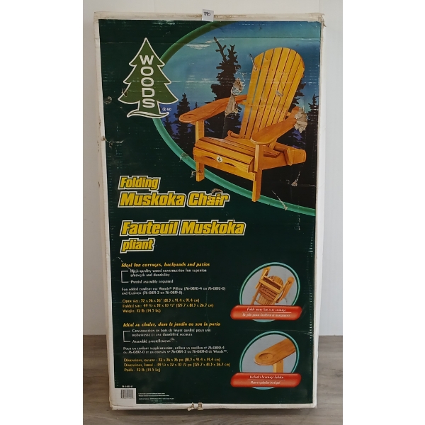 WOODS FOLDING MUSKOKA CHAIR